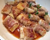 ヨシダソースで♪長芋と隠元の照り焼き作り方5写真