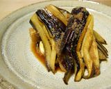 焼き茄子の胡麻ぽん和え作り方4写真