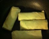 残りドライカレーで揚げない＊ポテト春巻き作り方3写真