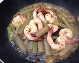 失敗しない！和風パスタ-ふき&海老作り方4写真