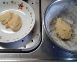 超簡単抹茶味クッキーとプレーンクッキー♡作り方2写真