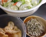 白菜の小女子入り卵とじ作り方1写真