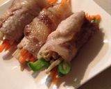 野菜の肉巻作り方5写真