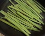 山ぶきとセリの煮浸し作り方1写真