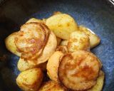 ホタテとじゃがいもの焦がしバター醤油作り方4写真