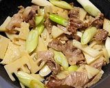 春の味覚♪豚肉とタケノコのピリ辛中華炒め作り方3写真