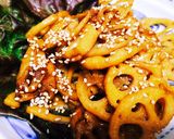 簡単！蓮根きんぴら作り方4写真