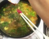 セロリとオクラのスープ作り方7写真