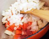 野菜たっぷり豆乳スープ作り方3写真