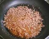 ピリ辛ひき肉パスタ作り方5写真