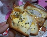 目玉焼きトースト　作り方5写真