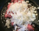 新玉ねぎと牛肉de絶品ふわとろオムレツ作り方1写真