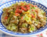 ✜キャベツと竹輪のソース炒飯✜作り方5写真