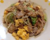 豚玉丼☆冷蔵庫の残り物で大阪王将風〜作り方5写真