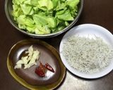 春キャベツとしらすのペペロンチーノ作り方1写真