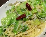 春キャベツとしらすのペペロンチーノ作り方10写真