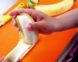 バナナ小松菜スムージー作り方1写真