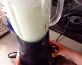 バナナ小松菜スムージー作り方9写真
