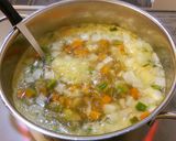 ベーコンと野菜のキュービックスープ作り方4写真