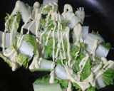 べか菜（山東菜）のオイマヨだけ炒め♪作り方1写真