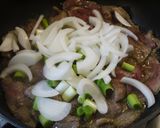 ニンニクの葉と新玉ねぎと牛肉スタミナ炒め作り方8写真