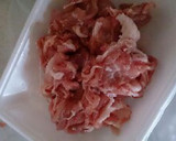 簡単♪焼肉のタレで柔らか肉炒め作り方1写真