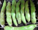 焼き*そら豆*作り方1写真