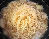 新玉ねぎと新じゃが芋のスープパスタ作り方6写真