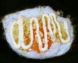 お弁当に♪海苔付け目玉焼作り方1写真