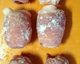 簡単！さっとスタミナ豚肉巻きおにぎり♥︎作り方4写真