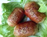 簡単！さっとスタミナ豚肉巻きおにぎり♥︎作り方7写真