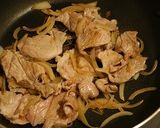 豚こま甘辛丼作り方2写真