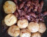 ホタテ貝柱とほたるいかのバター醤油焼き♪作り方2写真