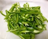 レンジでチン！ピーマンの塩昆布和え～☻作り方1写真