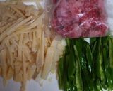 青椒肉絲作り方1写真