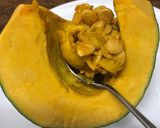 🔰電子レンジで簡単おかず！かぼちゃの白だし煮物作り方1写真