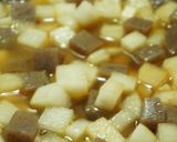 大根とこんにゃくのサイコロきんぴら♪作り方10写真