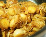 蒸しホタテの甘辛煮♪作り方4写真
