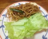 お手軽焼きそばサンド→ラップでお弁当にも作り方4写真