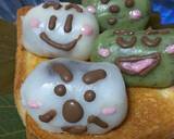 端午の節句に❀ぷちゅデコ柏餅トースト♡作り方8写真