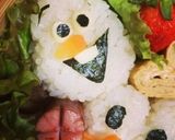 オラフ弁当＊アナと雪の女王作り方1写真