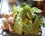 キャベツと厚揚げの炒め煮作り方1写真