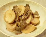 筍と牛筋の煮物♪作り方7写真