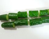 やみつきおつまみきゅうり♡にんにく醤油作り方1写真