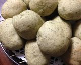 ふわふわ＊ホワイトチョコ入り＊緑茶でパン作り方3写真