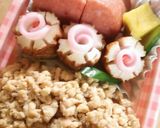 竹輪と かまぼこ 可愛いお花 飾り切り作り方10写真