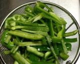 ピーマンとナスの胡麻だれ炒め作り方1写真