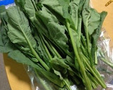筍と青菜のオイマヨ炒め作り方1写真