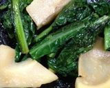 筍と青菜のオイマヨ炒め作り方3写真