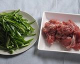 豚ピーマンの塩ショウガ焼き作り方1写真